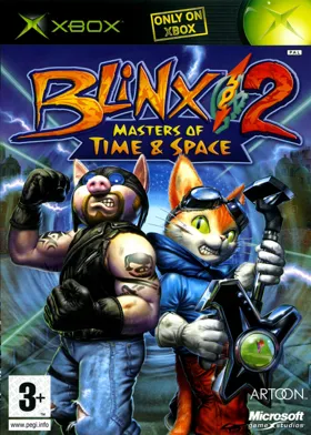 Blinx 2 Masters of Time & Space box cover front